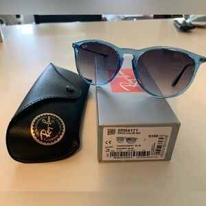 Ray-Ban Sunglasses Erika RB4171 6515/4L Transparent Blue 54-145